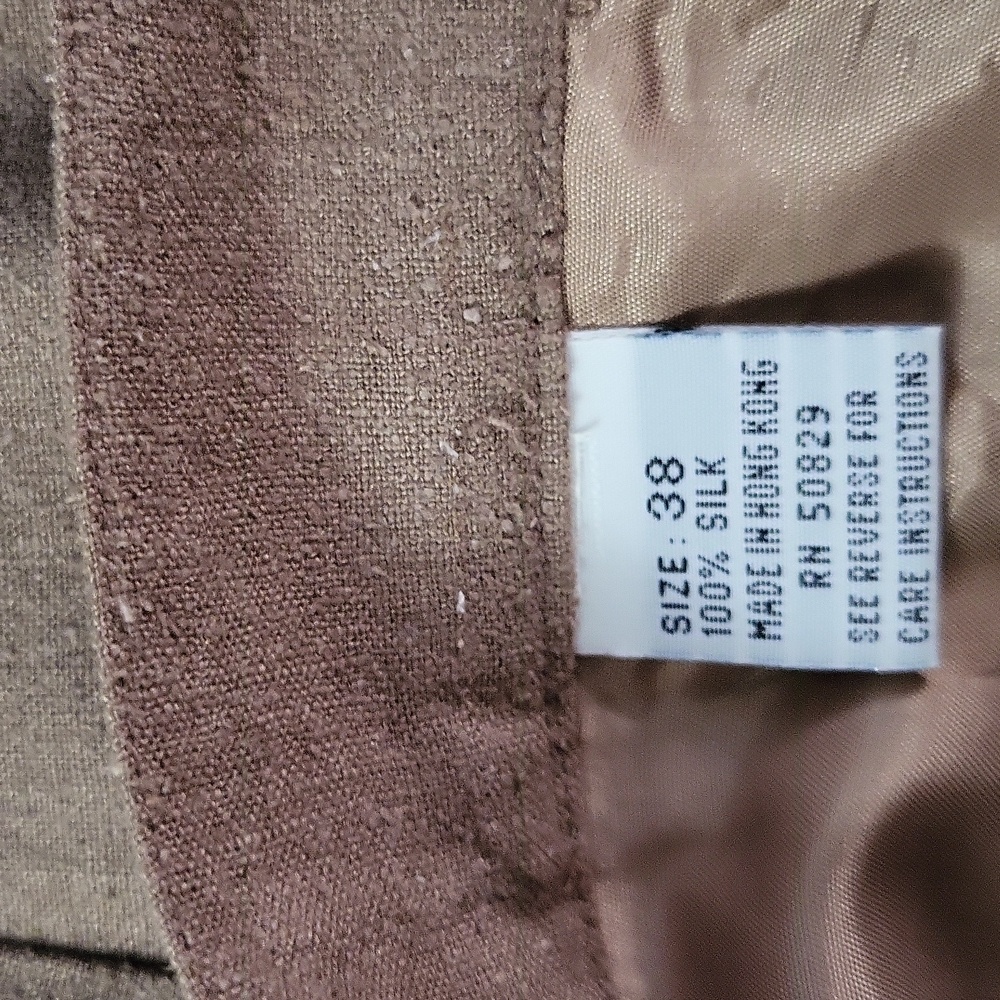 80's Pleated Silk Pants Mens 38 - Picture 10 of 10